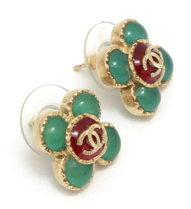 楽天市場】美品 シャネル CHANL グリポア ココマーク フラワーモチーフ  