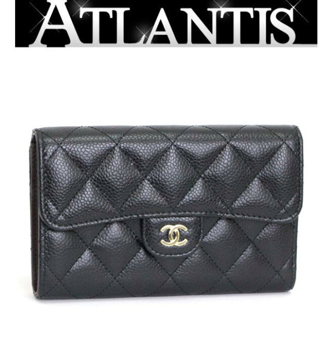 楽天市場】極美品 シャネル CHANEL マトラッセ ミディアム財布 