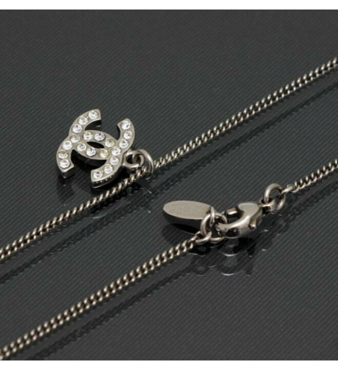 楽天市場】シャネル CHANEL キラキラ ココマーク ジルコ ネックレス 