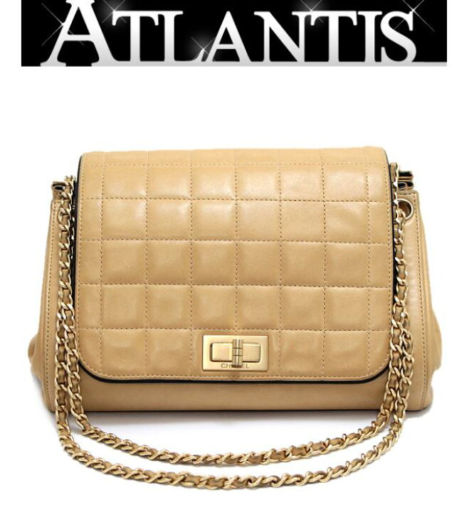 楽天市場】シャネル CHANEL 2.55 チョコバー チェーンショルダーバッグ  