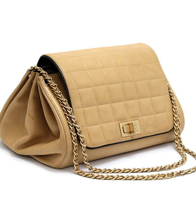 楽天市場】シャネル CHANEL 2.55 チョコバー チェーンショルダーバッグ  