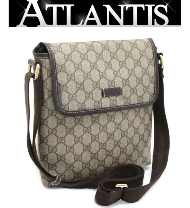 楽天市場】グッチ GUCCI GGスプリーム ショルダーバッグ PVC×レザー 
