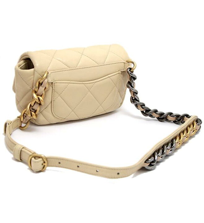 楽天市場】シャネル CHANEL シャネル19 ウエストポーチ ボディバッグ 