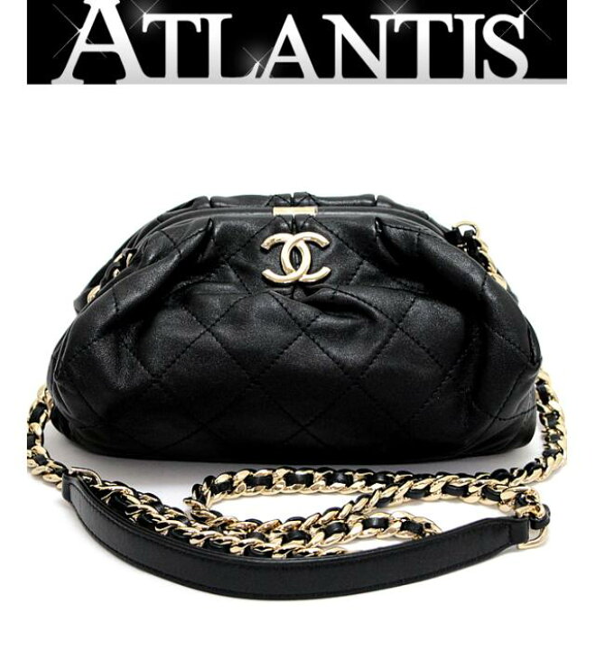 楽天市場】極美品 シャネル CHANEL マトラッセ がま口 ショルダー 