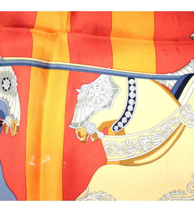 楽天市場】エルメス HERMES カレ90 CHOCS EN PLUMES 羽飾りの激突 大判 
