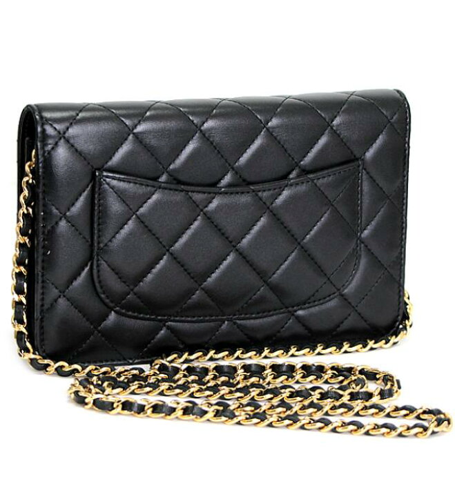 楽天市場】極美品 シャネル CHANEL マトラッセ チェーンウォレット 