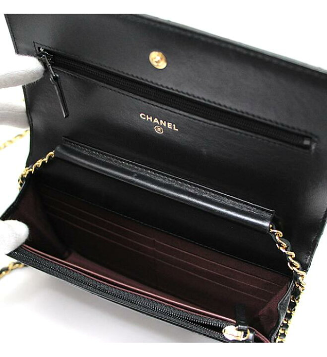 楽天市場】極美品 シャネル CHANEL マトラッセ チェーンウォレット 