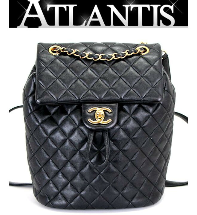 楽天市場】美品 シャネル CHANEL マトラッセ ココマーク リュック 
