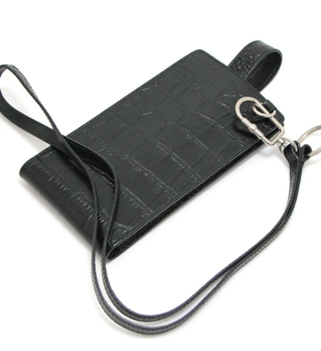楽天市場】美品 セリーヌ CELINE フォンポーチ スマホケース クロコ型 