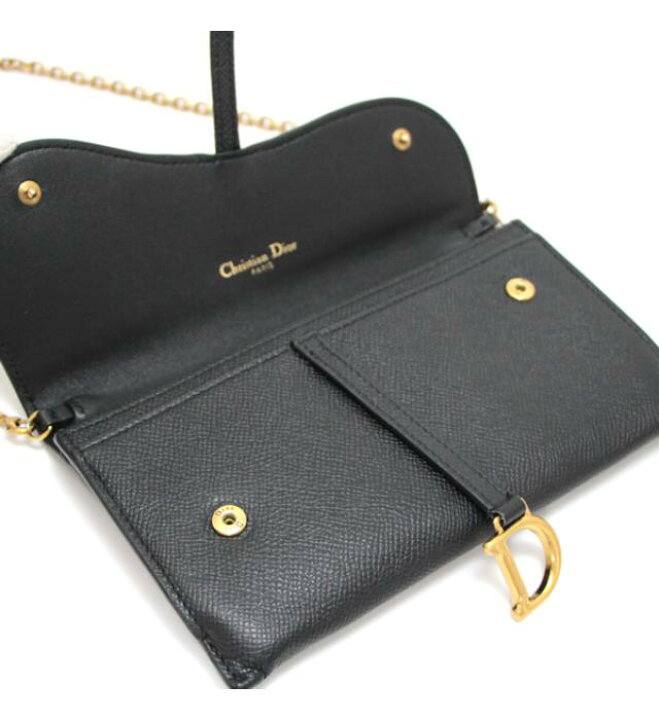 楽天市場】ディオール Dior サドル チェーンウォレット 長財布 