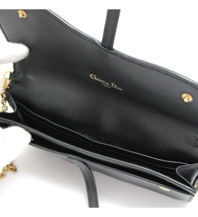 楽天市場】ディオール Dior サドル チェーンウォレット 長財布 