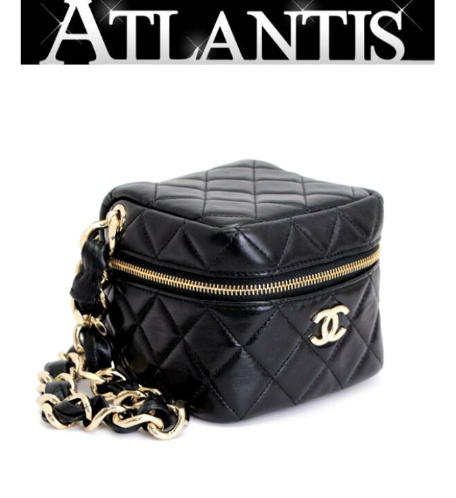 楽天市場】シャネル CHANEL マトラッセ 極太チェーン バニティバッグ 