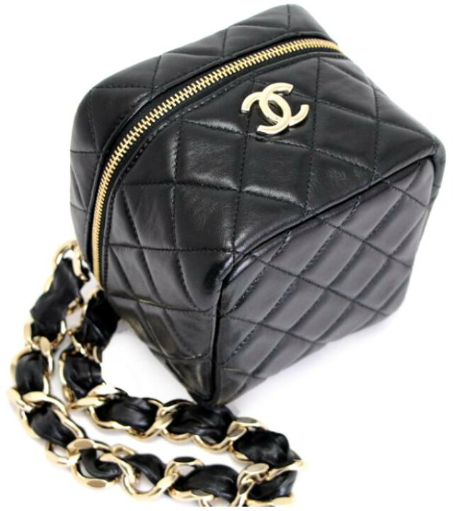 楽天市場】シャネル CHANEL マトラッセ 極太チェーン バニティバッグ 