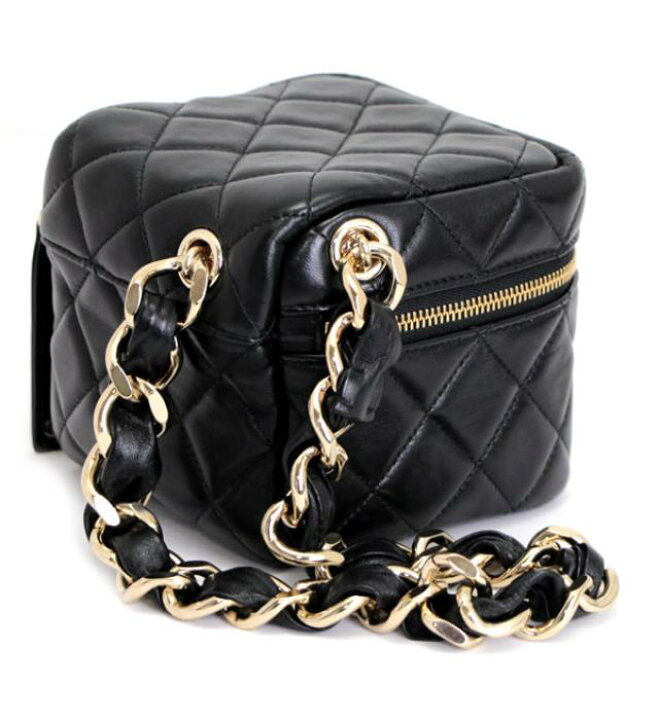 楽天市場】シャネル CHANEL マトラッセ 極太チェーン バニティバッグ 