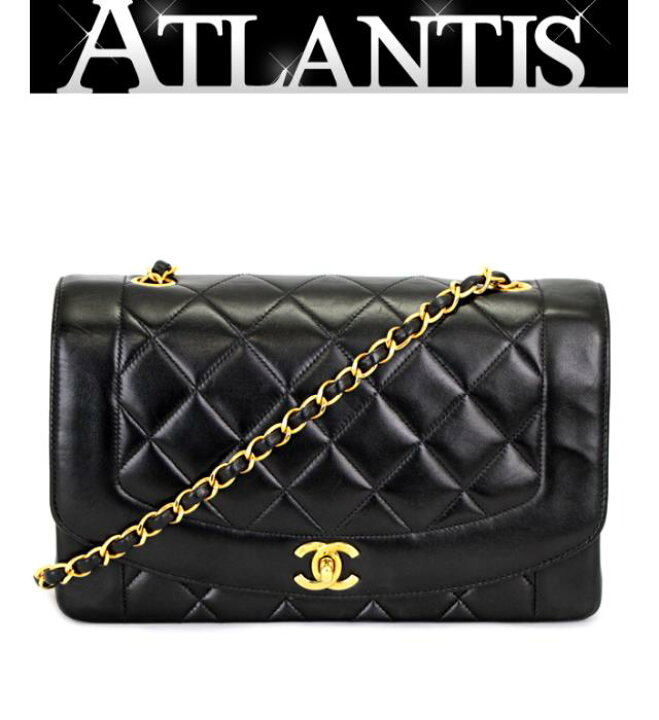 楽天市場】美品 シャネル CHANEL ダイアナフラップ マトラッセ25  