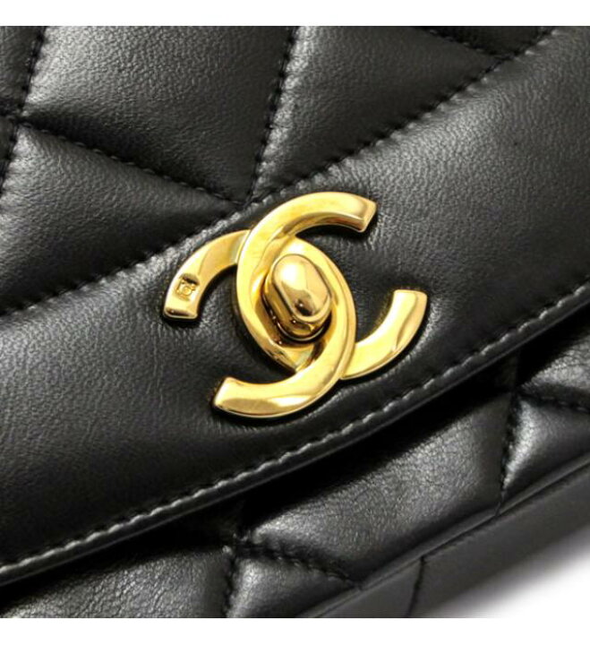 楽天市場】美品 シャネル CHANEL ダイアナフラップ マトラッセ25 