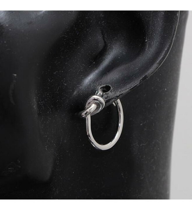 楽天市場】CELINE 銀座店 セリーヌ ノット スモールフープ ピアス 片方  