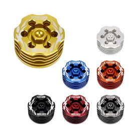 DOG HOUSE 1〜5型シグナスX CYGNUS X BW'S125 BW'S X BW'S R GTR125 鍛造CNC 冷却フィン付 オイルストレーナーキャップ オイルドレインプラグ