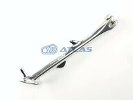 RPM シグナスX CYGNUS X サイドスタンド シルバー 取り付けボルト付 GTR125Aero BW`S125にも取り付けOK