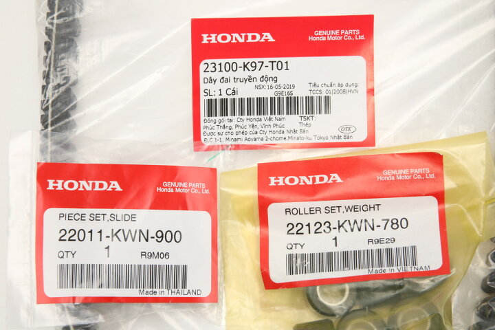 楽天市場】ベトナムホンダ 純正 PCX150 KF30 駆動系リフレッシュ3点 