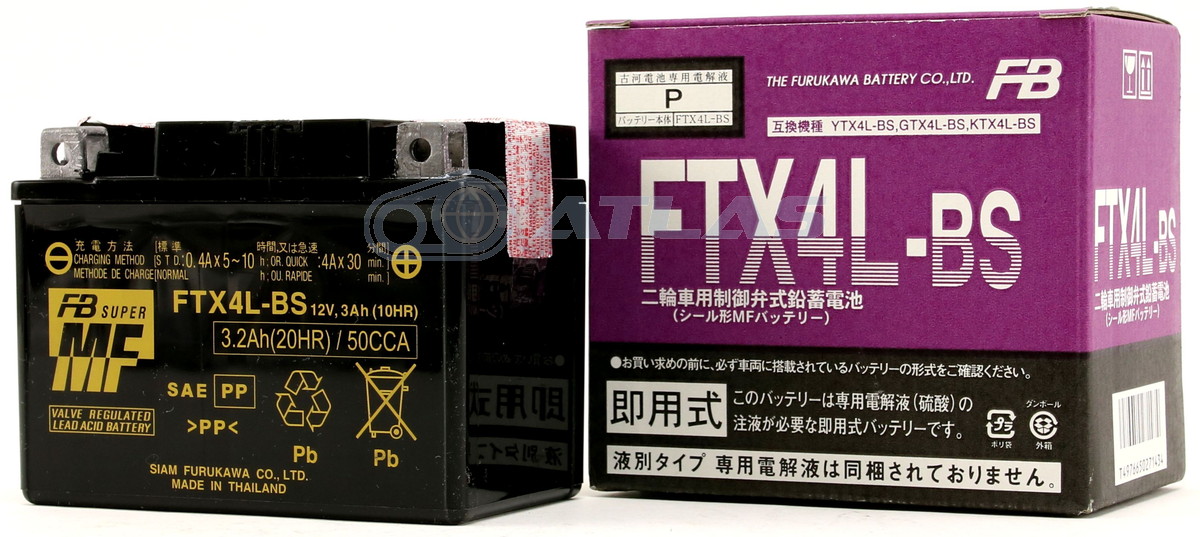 楽天市場】古河電池 FURUKAWA BATTERY FTX4L-BS 液入り充電済み
