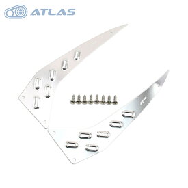 K＆S 6型シグナス グリファス CYGNUS GRYPHUS アルミステップボード リア シルバー