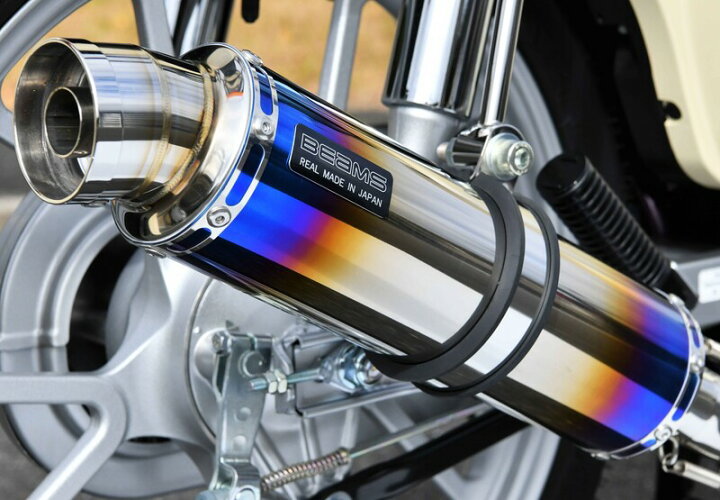 楽天市場】BEAMS マフラー B109-53-007 ZOOMER ズーマー キャブ AF58 R 