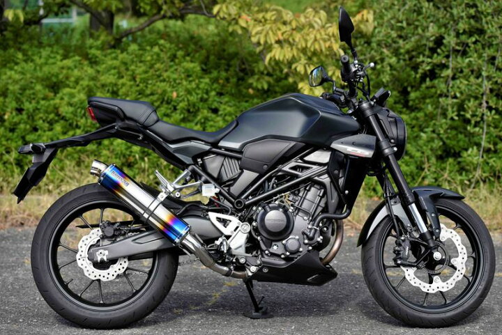 楽天市場】BEAMS G1007-53-P1J CB250R 8BK-MC52 R-EVO ヒートチタン 