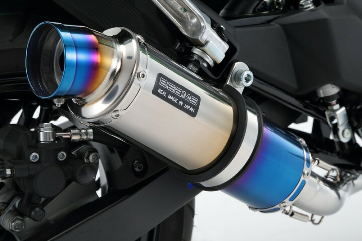 楽天市場】BEAMS Z125PRO マフラー G424-53-007 2BJ-BR125H R-EVO 