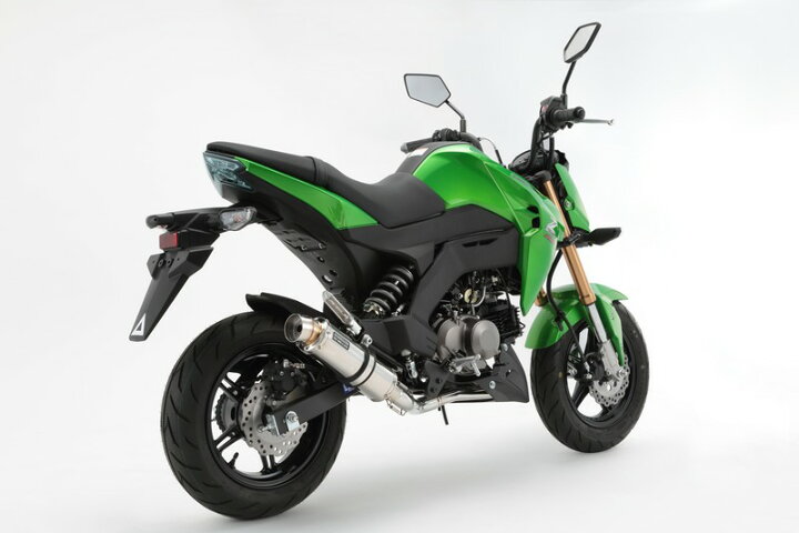 楽天市場】BEAMS Z125PRO マフラー G424-53-008 2BJ-BR125H R-EVO 