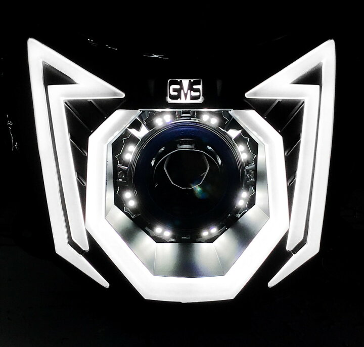 楽天市場】GAMMAS 4TH CYGNUS X M4魚眼ヘッドライト HID 40W 6000K