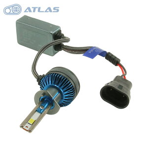 GAMMAS ����w�b�h���C�g�p LED�w�b�h���C�g�o���u H1 6000K 6600lm �q�[�g�Z���T�[�t��