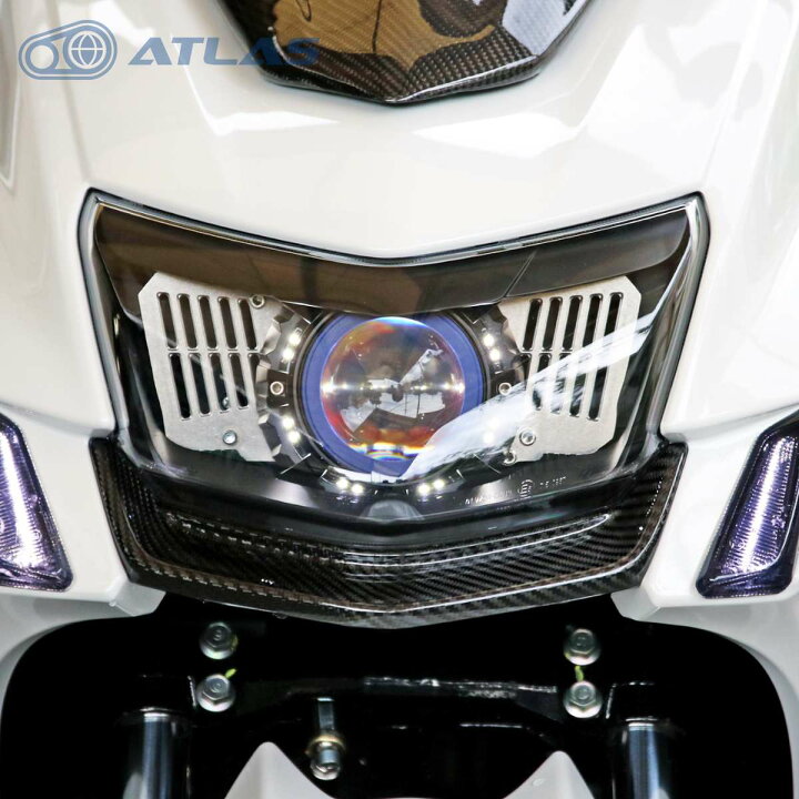 楽天市場】GAMMAS 5型シグナスX CYGNUS X 魚眼ヘッドライト LED 50W 