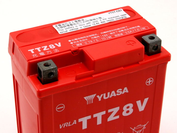 楽天市場】GSユアサ GTZ8V YTZ8V 互換品 台湾ユアサバッテリー TTZ8V 