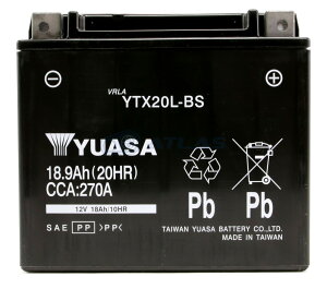 pYUASA YTX20L-BS t[dς 1Nۏؕt ݊ GTX20L-BS PWC WFbgXL[ oCN