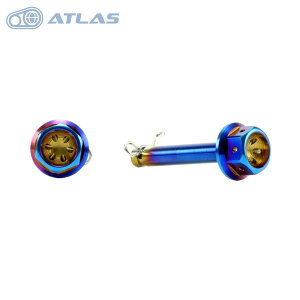 ��Star Bolt NMAX125 NMAX155 TMAX500 TMAX530 TMAX560 ���A�X�e�b�v �z�[���h�s�� ���E�Z�b�g ��6mm×38mm PVD�`�^���R�[�g �q�[�g�`�^��
