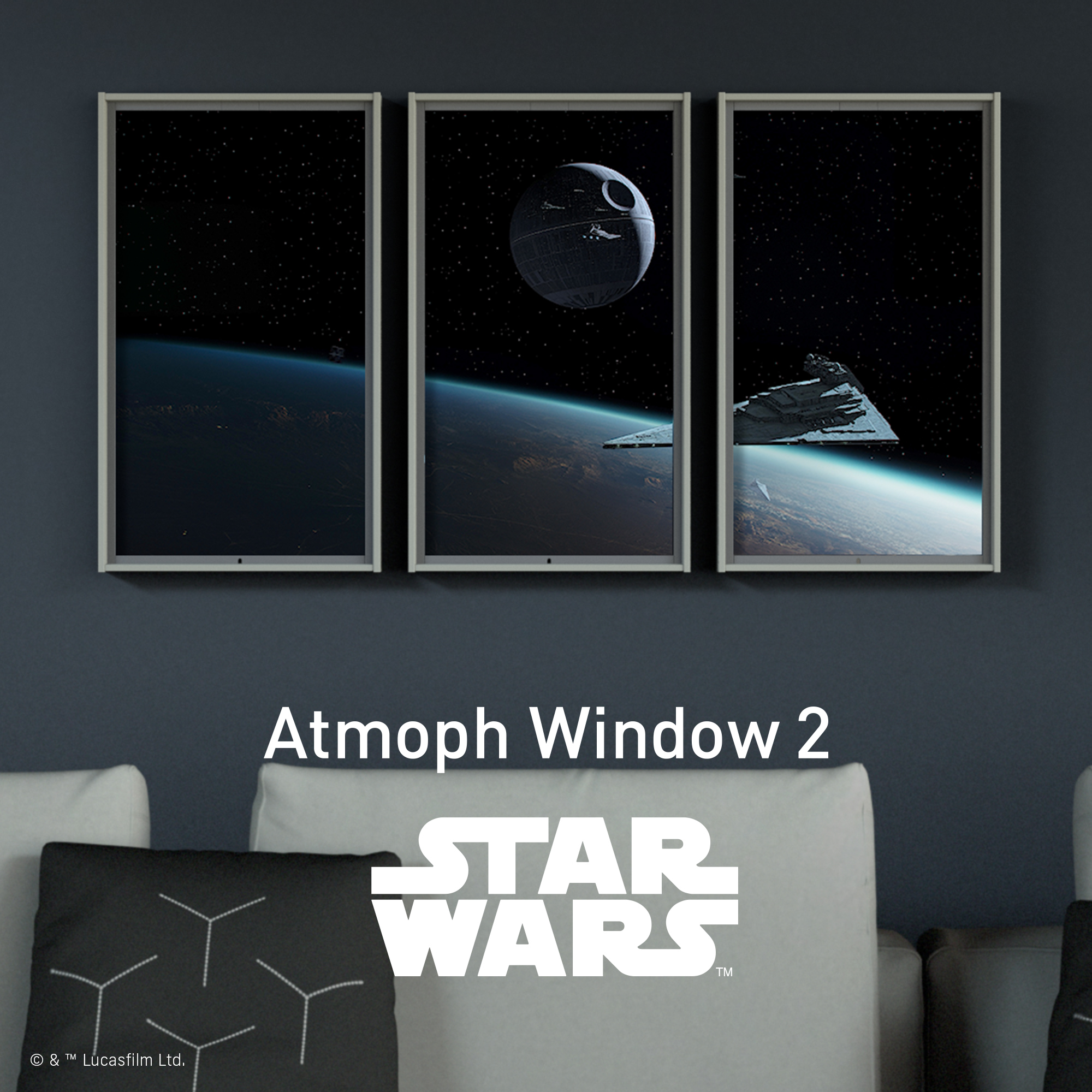 大勧め Atmoph Window 2 Star Wars 3 screen set michelephoenix.com