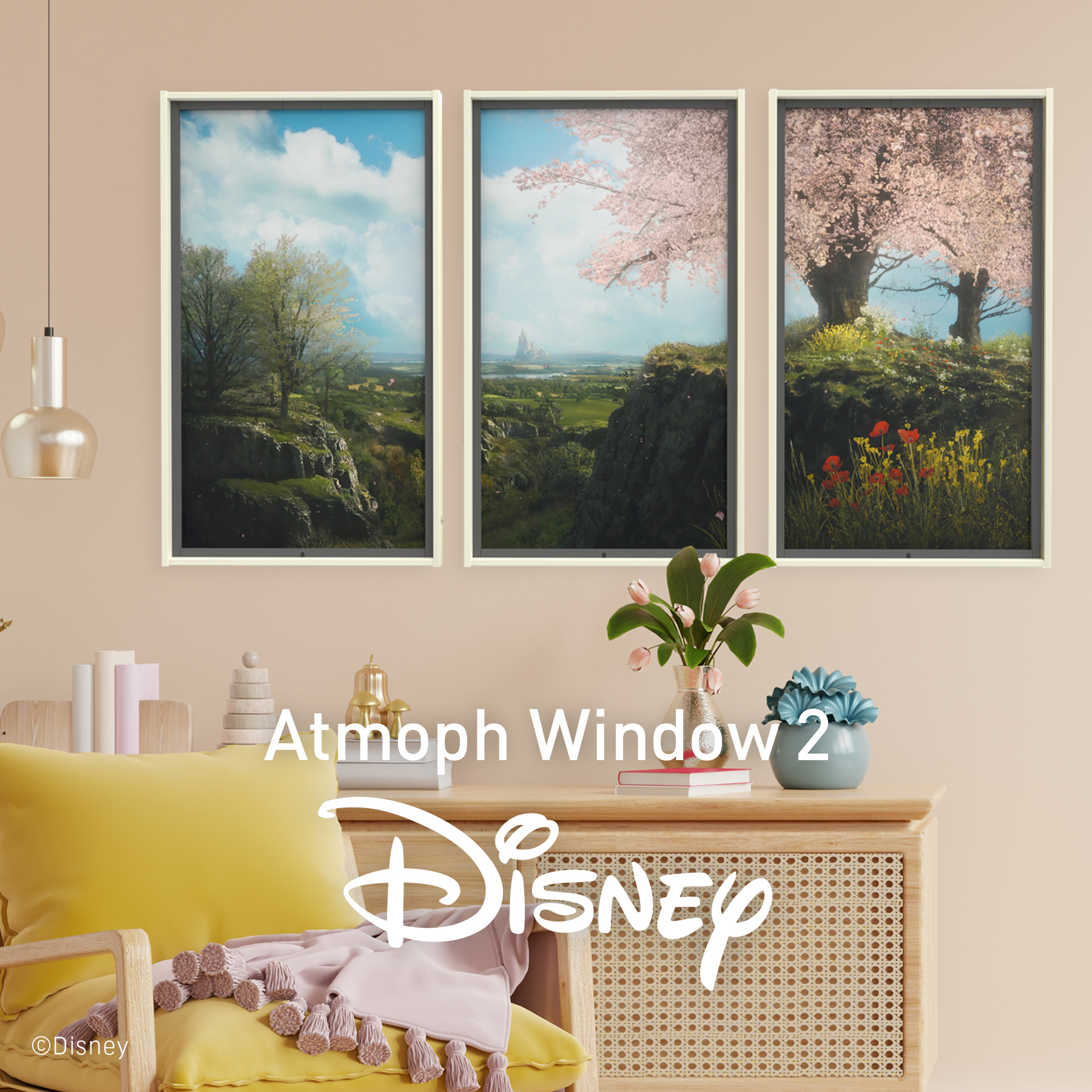 楽天市場】Atmoph Window 2 | Disney [Bioplastic] (3 screen set