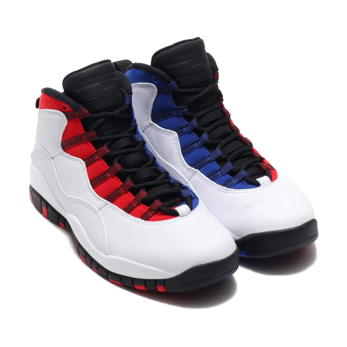 red blue and white 10s
