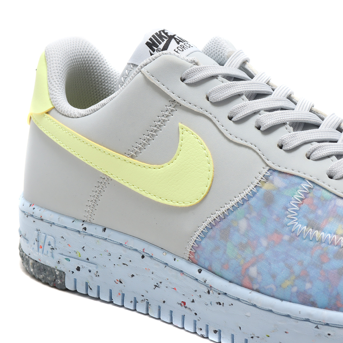 NIKE AIR FORCE 1 CRATER(ナイキ エア フォース 1 クレーター)PURE PLATINUM/BARELY  VOLT-SUMMIT WHITE【メンズ スニーカー】20HO-I | atmos-tokyo