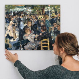 アートパネル アートボード ルノワール ムーラン・ド・ラ・ギャレットの舞踏会 60×45 A2 壁掛け 絵 インテリア 名画 モダンアート 油絵 絵画 有名画 おすすめ 人気 高級 かわいい おしゃれ ポスター 玄関 リビング 部屋 店舗 風景画 自然 花 空 海 モノトーン 【LotNo.03】