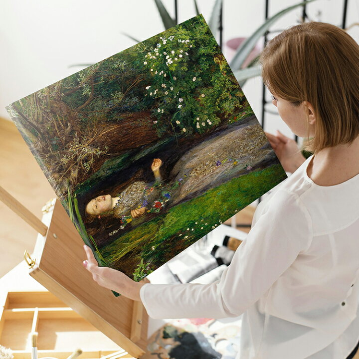 楽天市場】アートパネル アートボード ミレイ オフィーリア 60×45 A2 