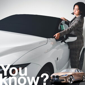 �y�����ԗp�z���A�t�����g�K���X�̓�����h�~ BMW i4 M50 �t�����g�J�o�[ �����h�~ �T���V�F�[�h ���ʎ� SUV �V�[�g �ԗp�J�o�[ ������ ���悯 ����� �� �� �Ԓ��� �J�[�V�F�[�h �v���C�o�V�[