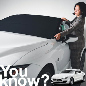 【高級車用】朝、フロントガラスの凍結を防止 マセラティ ギブリ Ghibli フロントカバー 凍結防止 サンシェード 普通車 SUV シート 車用カバー 日除け 霜よけ 雪避け 雪 霜 車中泊 カーシェー