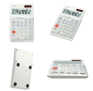 人間工学電卓 カシオ JE-12D-WE(ホワイト)・JE-12D-BK(ブラック)