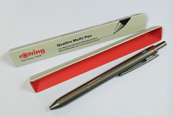 ロットリング マルチペン フォーインワン 1904455 正規輸入品 楽天市場】Rotring ロットリング 4 in 1 フォーインワン マルチペン 1904455 : 世界の筆記具 報画堂 