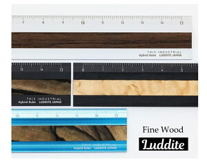 Luddite _Cg  nCubhK 15cmTHIS INDUSTRIAL Hybrid Ruler FineWood