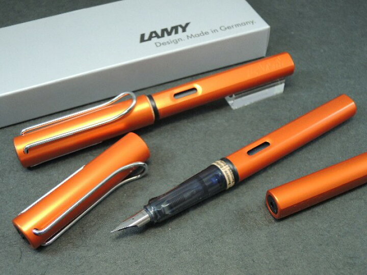 楽天市場】LAMY2015限定カラーラミーアルスター万年筆コッパーオレンジ 