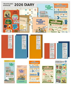TRAVELER'S notebookgx[Ym[g 2026 _CA[ V[Y