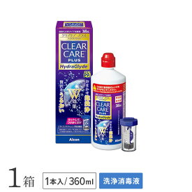 クリアケア プラス ハイドラグライド(360ml)1箱 （過酸化水素タイプソフトコンタクトレンズ用消毒液 / 洗浄液） アルコン / クリアケア